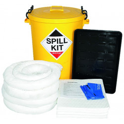 90 Litre Oil and Fuel Spill Kit with Drip Tray