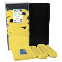 40 Litre Compact Hazmat/Universal Spill Kit with Drip Tray 40 Litre Compact Hazmat/Universal Spill Kit with Drip Tray
