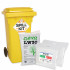 120 Litre Oil and Fuel Spill Kit with in Wheeled Bin with LW30 Granules
