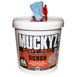 8 tubs x 400 wipes Bulk Tub Muckyz® Scrub Industrial Wipes 8 tubs x 400 wipes Bulk Tub Muckyz® Scrub Industrial Wipes