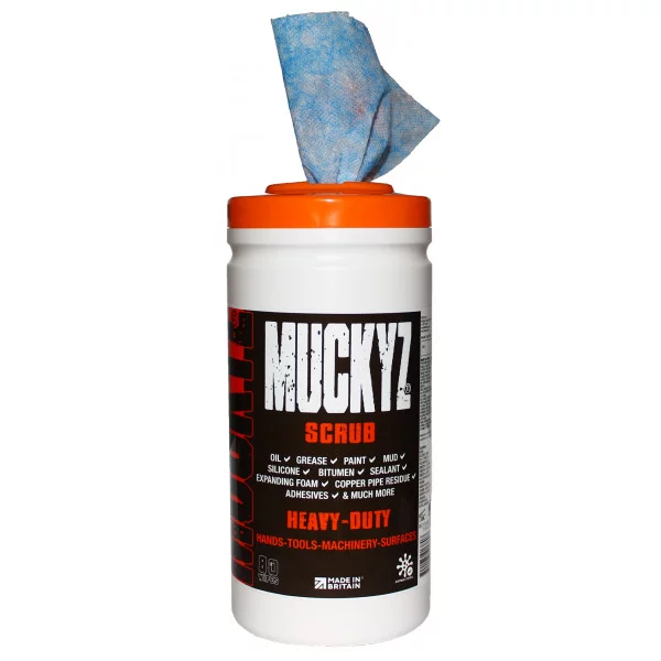 Case of 6 x Tub Muckyz® Scrub Muckyz Wiping, Maintenance & Janitorial, Hygiene, Wiping and Cleaning, Industrial Cleaning, Muckyz® Industrial Wipes
