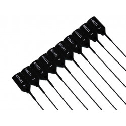 100 Tamper Proof Security Tags - BLACK 100 Tamper Proof Security Tags - BLACK