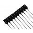 20 Tamper Proof Security Tags - BLACK