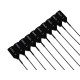 20 Tamper Proof Security Tags - BLACK LightLock Pull Tight Seals image