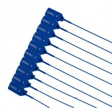 100 x LightLock Tamper Proof Security Tags - BLUE Security Tags image