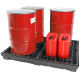 EVO 4 Drum Spill Pallet - Low Profile (BLACK) image