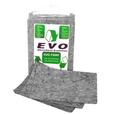 20 EVO Natural Fibre Absorbent Pads 31 x 39cm for EVO-T34 tray EVO Absorbent Pads image