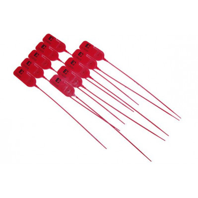500 x RED Jawlock 250 Variable length Tamper Proof Seal - SKD Maintenance & Janitorial image