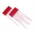 500 x RED Jawlock 250 Variable length Tamper Proof Seal - SKD