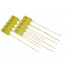 Jawlock Variable length Tamper Proof Seal - Pack 10 Yellow