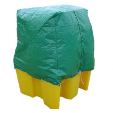 Flexible Rain Cover for 4 Drum Spill Pallet Spillpallets, Covered Bunds & Pallets - Storage image
