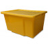 50 Litre Yellow Plastic Storage Box with Lid 