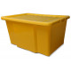 50 Litre Yellow Plastic Storage Box with Lid AA-ADMIN image