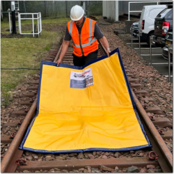 SpillTrapper Rail Track Mat 5m – 150 Litre Oil Mat